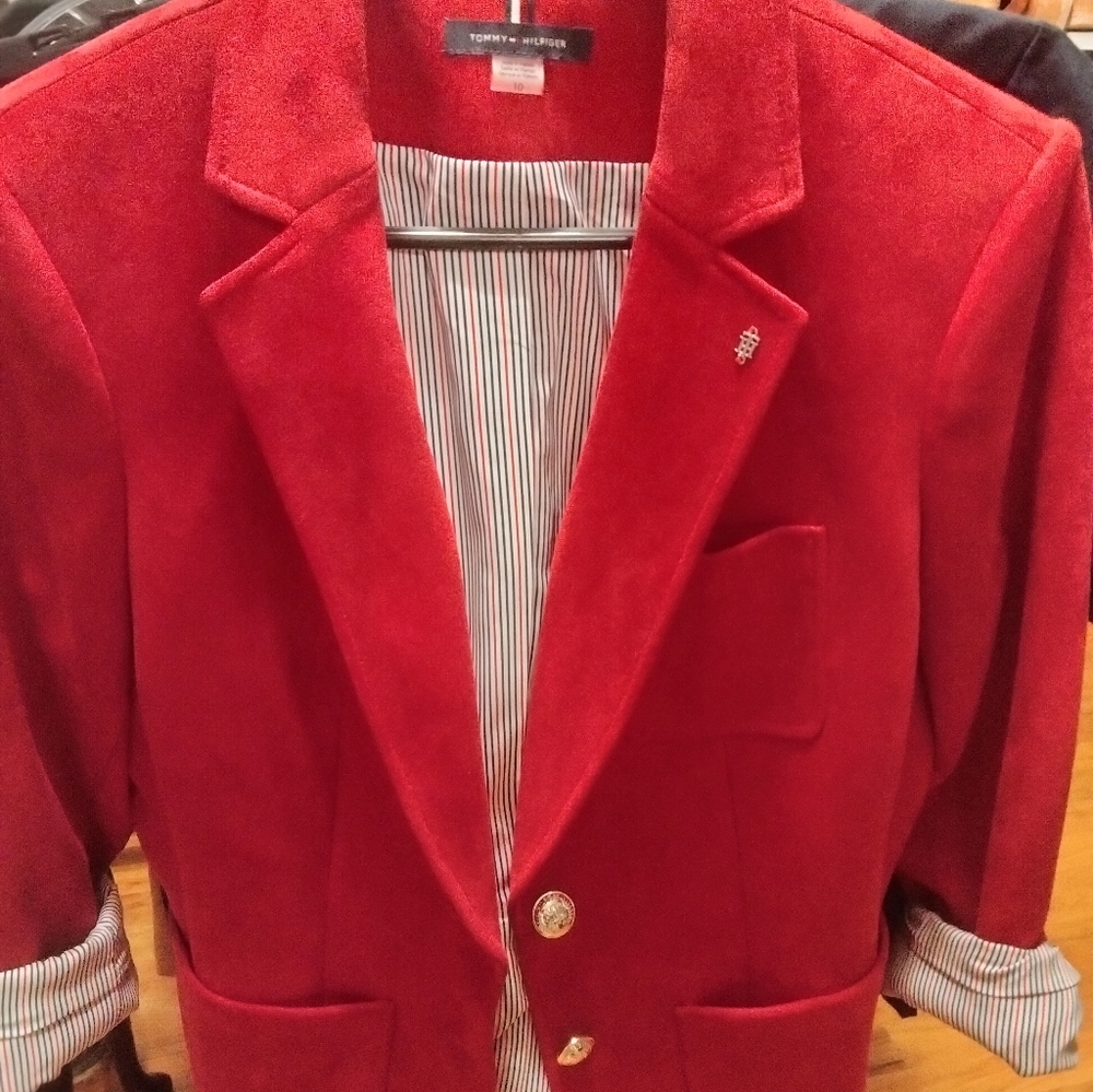 Tommy Hilfiger hot pink womens jacket